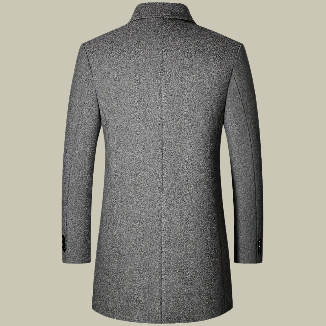 Veste longue en laine Premium pour hommes | Vezzo