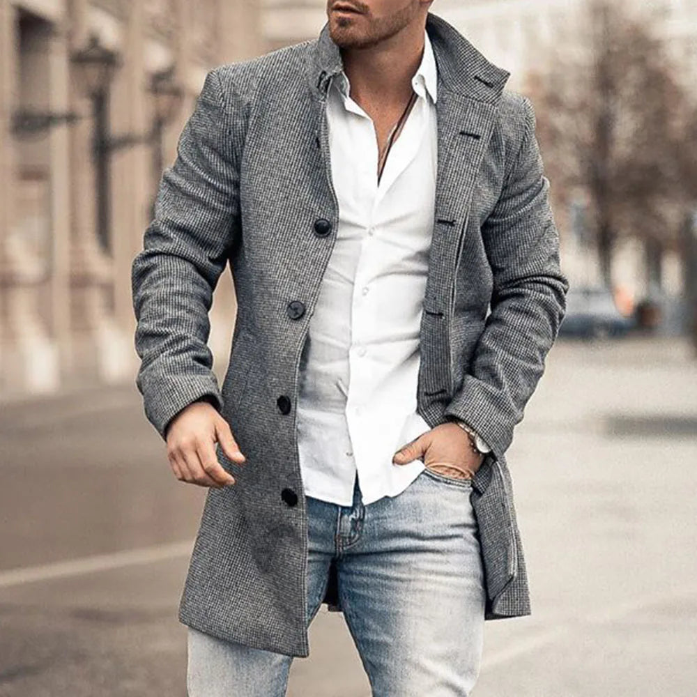 Veste longue boutonnée | Vezzo