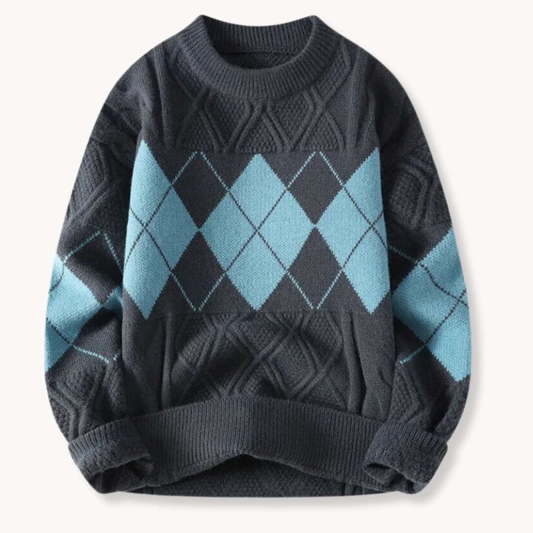 Pull en maille géométrique Ellis | Vezzo