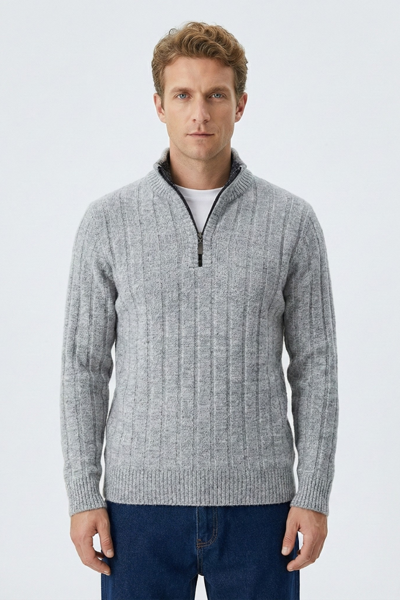 Pull zippé au col Freddie | Vezzo