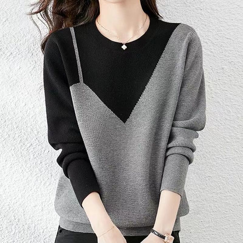Pull tricoté à col rond | Vezzo