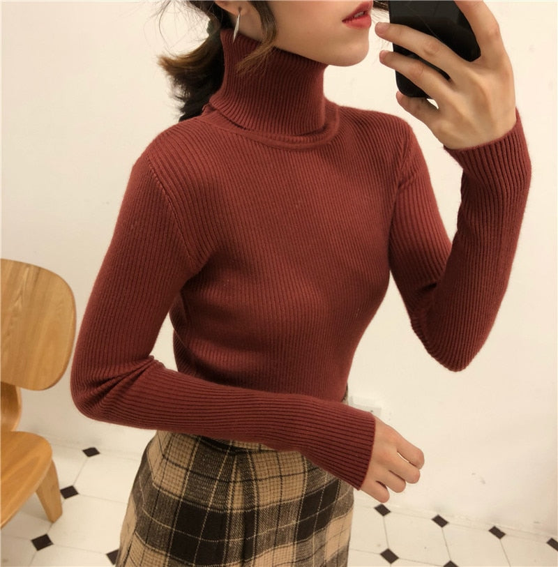 Pull à col roulé Jasmin | Vezzo