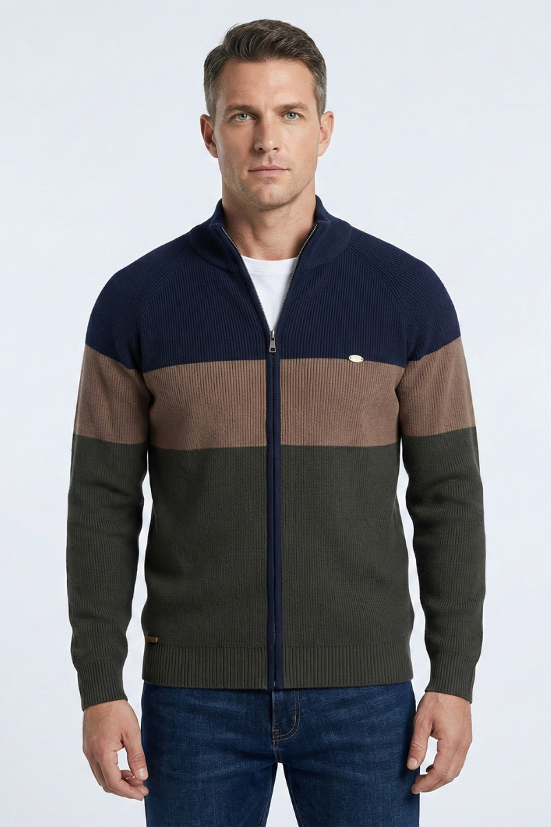 Cardigan zippé d’automne Edy | Vezzo
