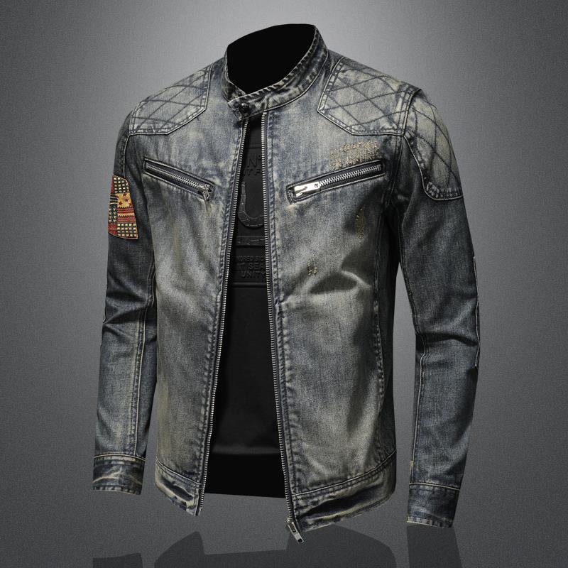 Veste en jean Stand Vintage pour hommes | Vezzo