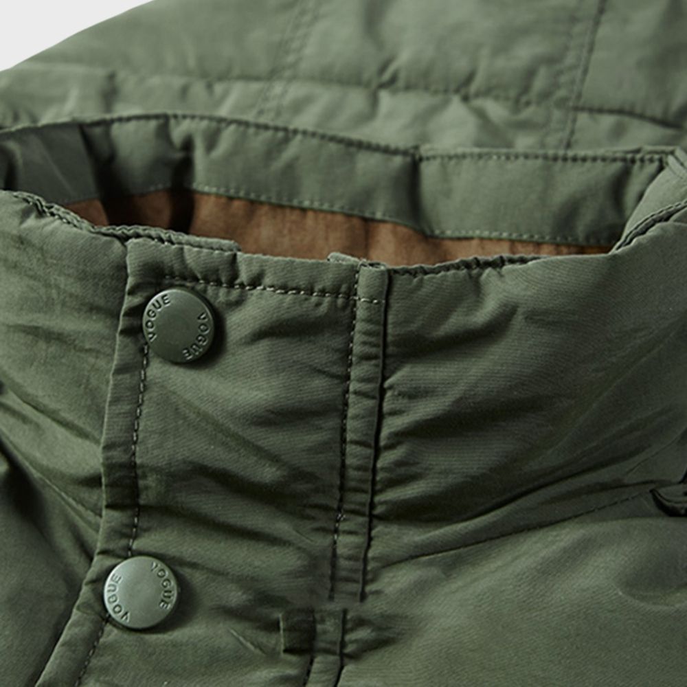 Veste d'hiver imperméable à capuche Adrian pour hommes | Vezzo