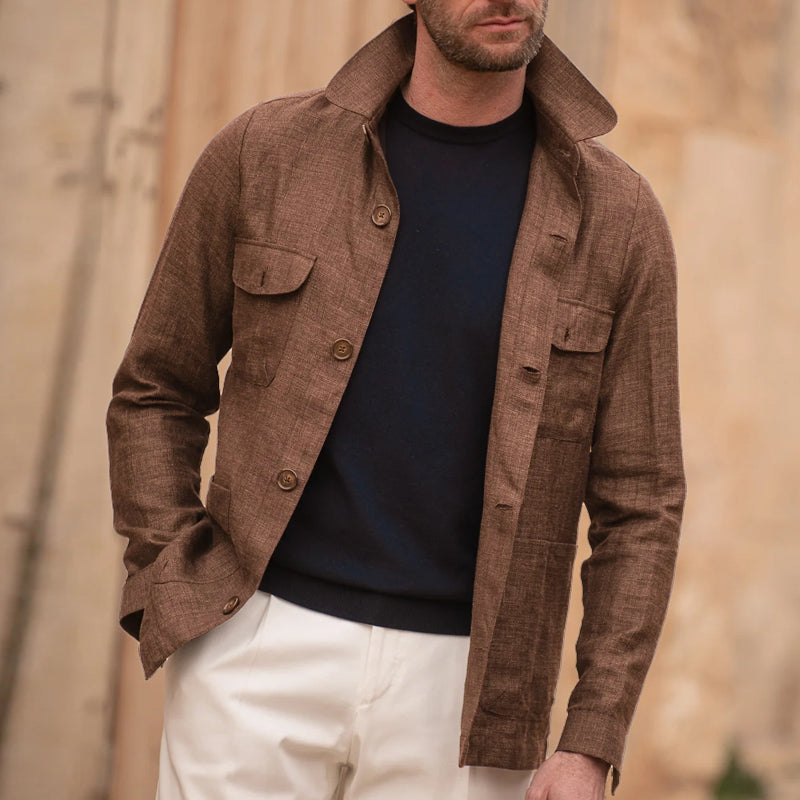 Veste décontractée coupe ajustée pour hommes | Vezzo