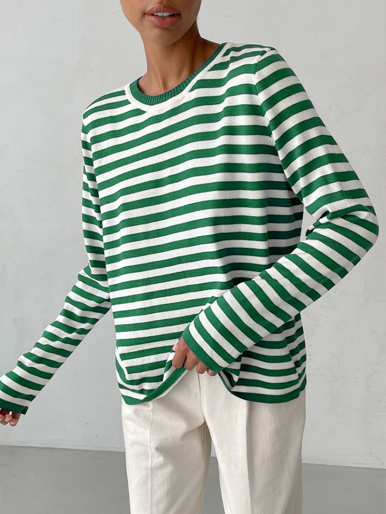 Pull ample rayé | Vezzo