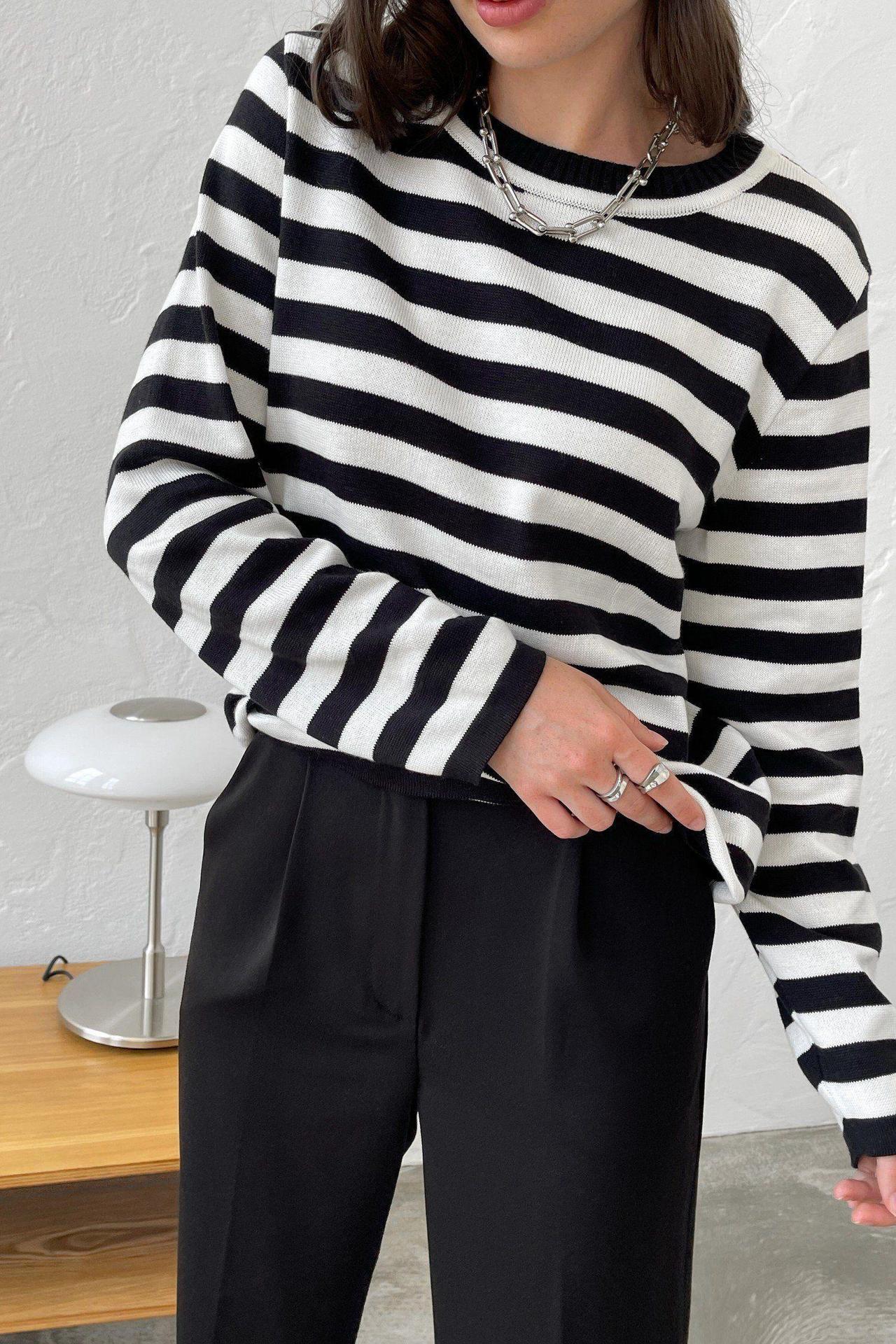 Pull ample rayé | Vezzo