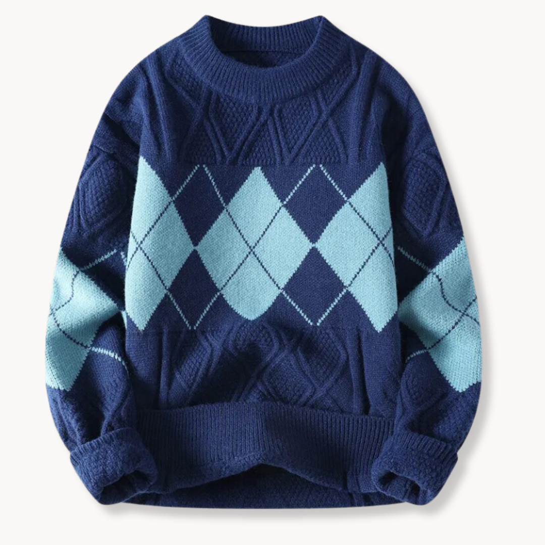 Pull en maille géométrique Ellis | Vezzo