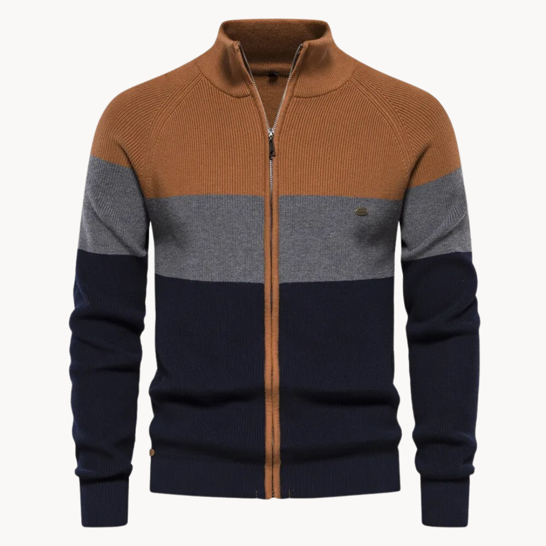 Cardigan zippé d’automne Edy | Vezzo