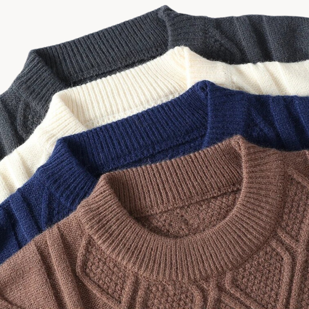 Pull en maille géométrique Ellis | Vezzo