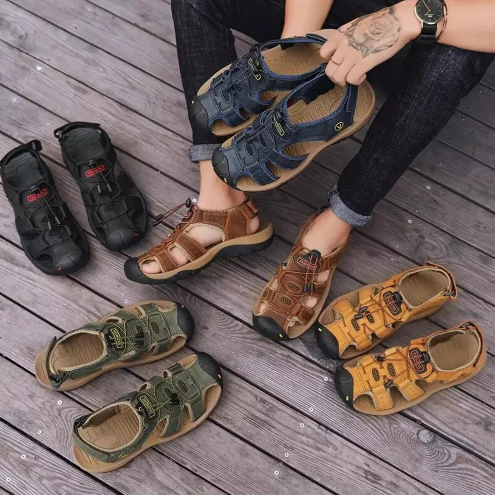 ErgoStride™ • Sandales de confort tout-terrain pour hommes