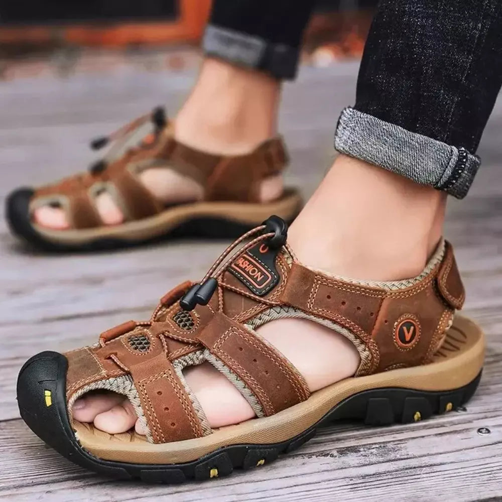 ErgoStride™ • Sandales de confort tout-terrain pour hommes
