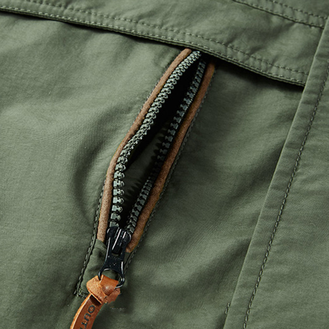 Veste d'hiver imperméable à capuche Adrian pour hommes | Vezzo