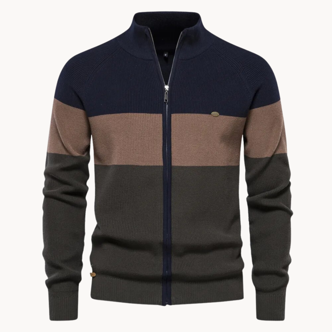 Cardigan zippé d’automne Edy | Vezzo
