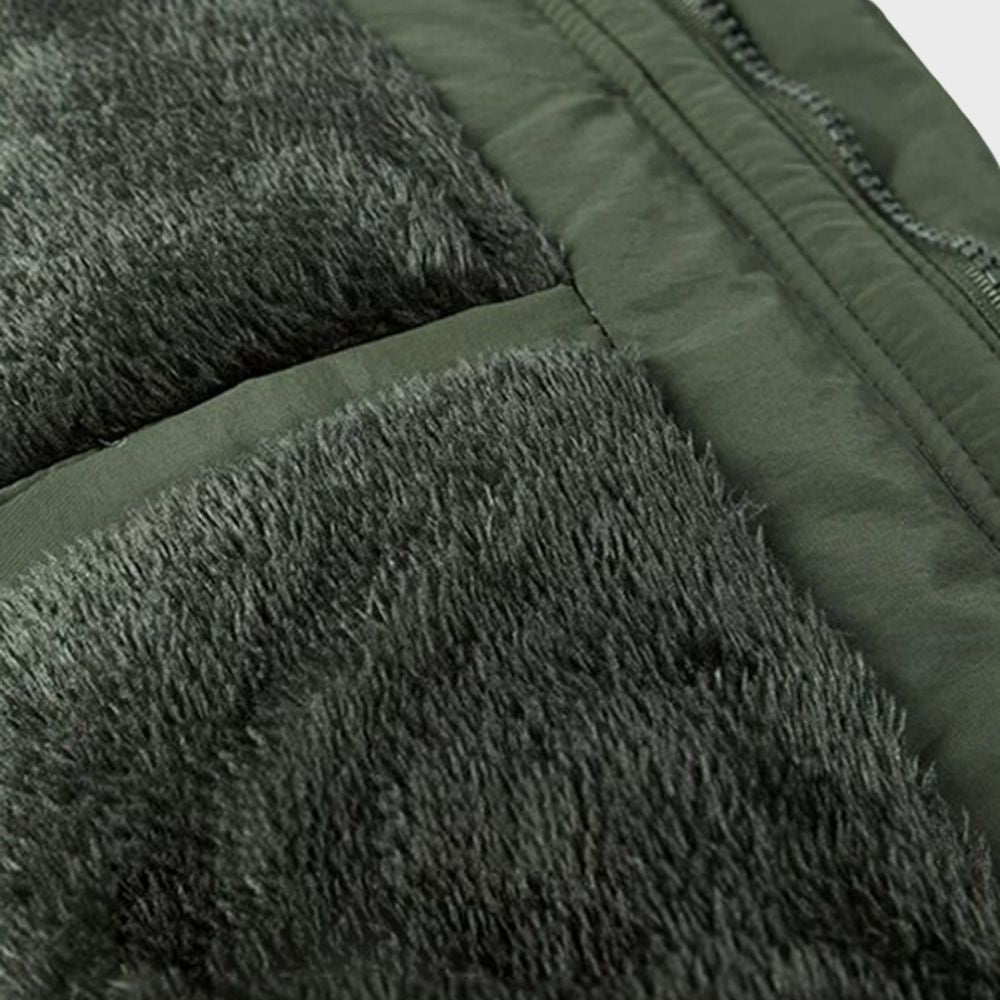 Veste d'hiver imperméable à capuche Adrian pour hommes | Vezzo