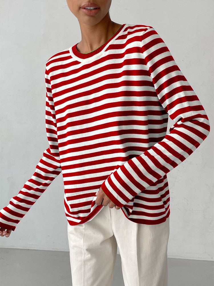 Pull ample rayé | Vezzo