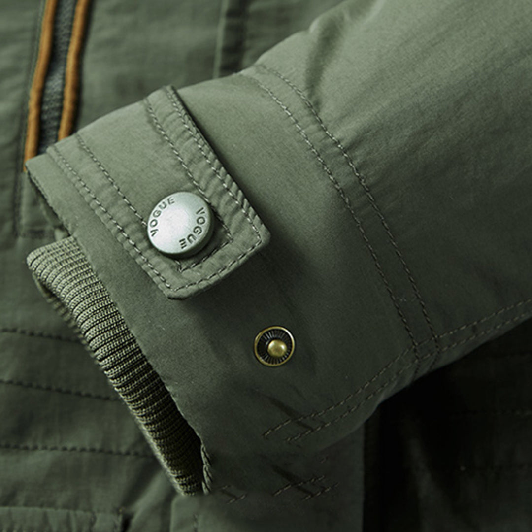 Veste d'hiver imperméable à capuche Adrian pour hommes | Vezzo