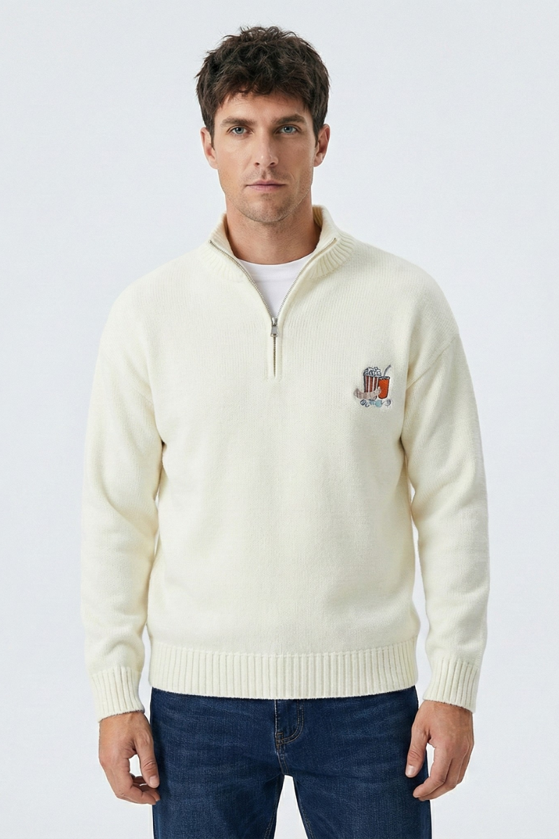 Pull zippé élégant Evan | Vezzo