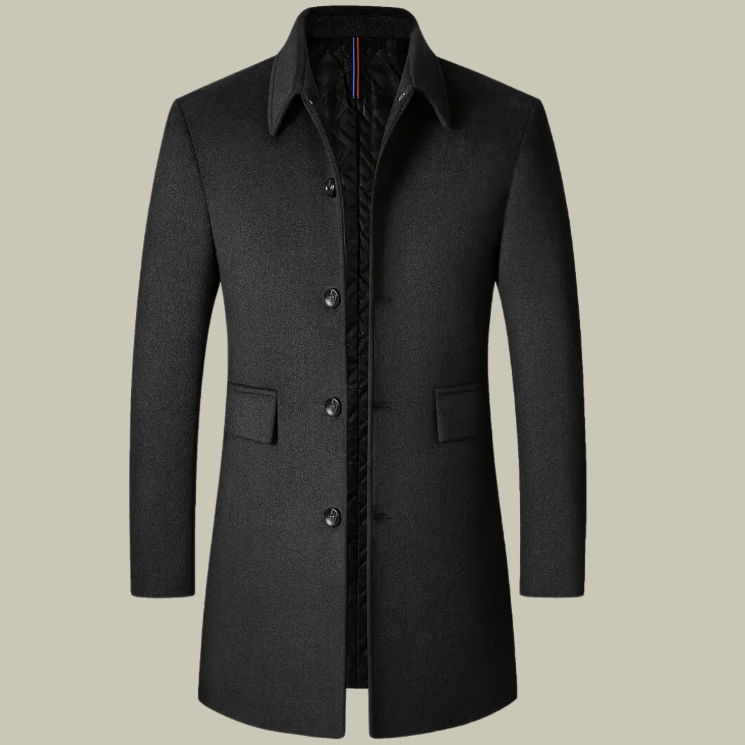 Veste longue en laine Premium pour hommes | Vezzo