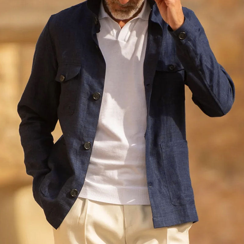 Veste décontractée coupe ajustée pour hommes | Vezzo