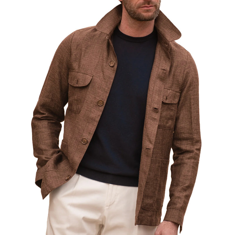 Veste décontractée coupe ajustée pour hommes | Vezzo