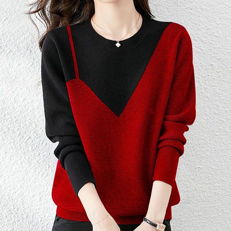 Pull tricoté à col rond | Vezzo