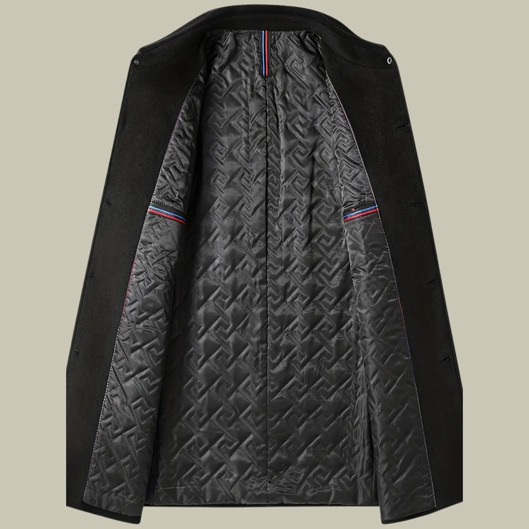 Veste longue en laine Premium pour hommes | Vezzo