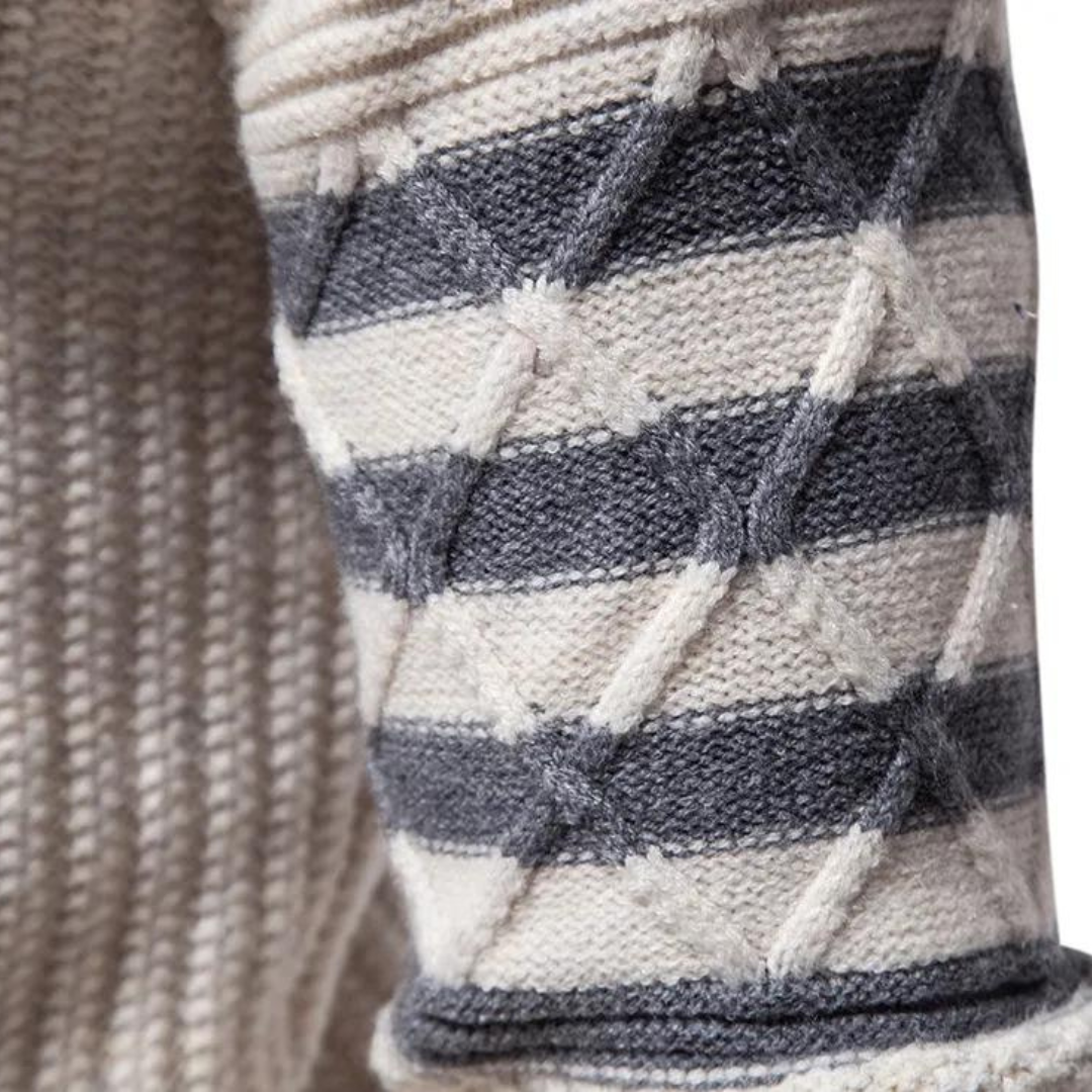 Pull col rond torsadé Warren | Vezzo