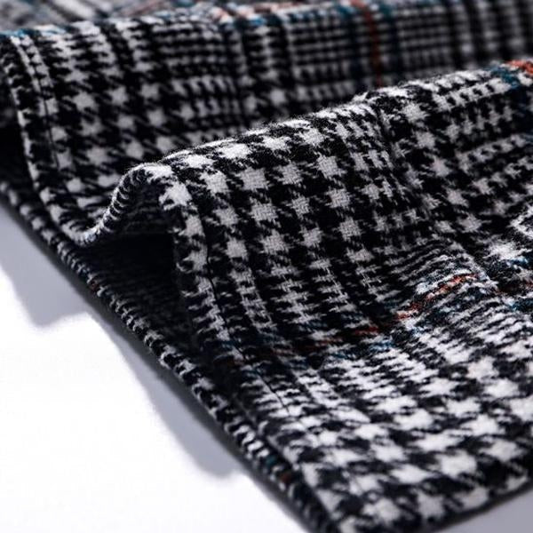 Veste pour hommes avec poche à carreaux et revers pour hommes | Vezzo