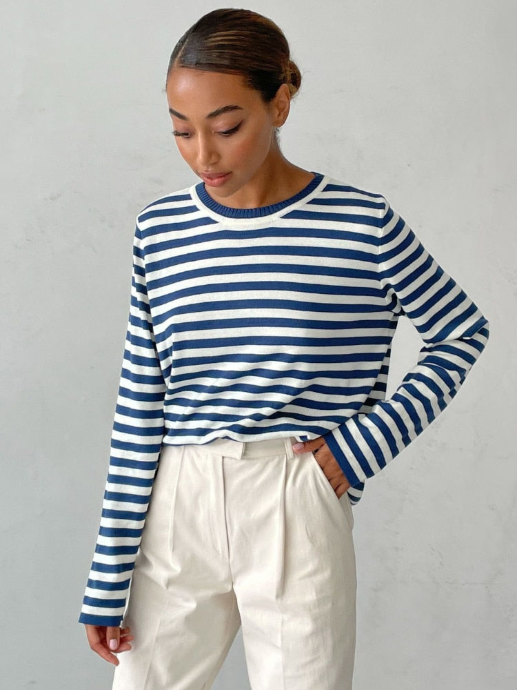 Pull ample rayé | Vezzo