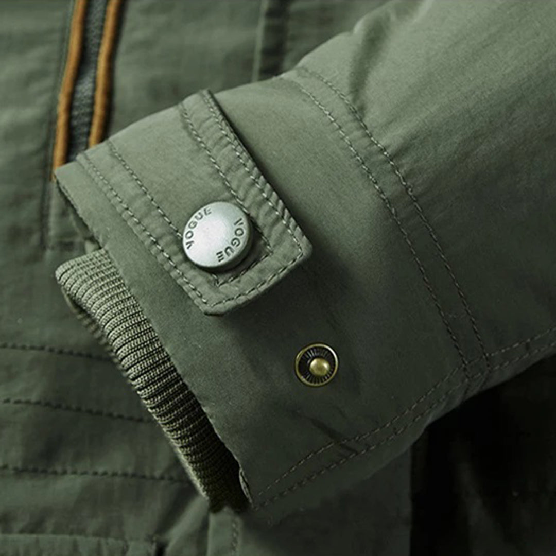 Veste d'hiver imperméable à capuche Adrian pour hommes | Vezzo