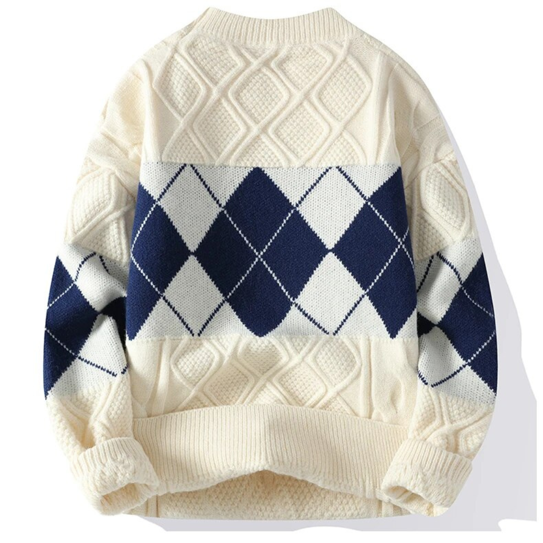 Pull en maille géométrique Ellis | Vezzo