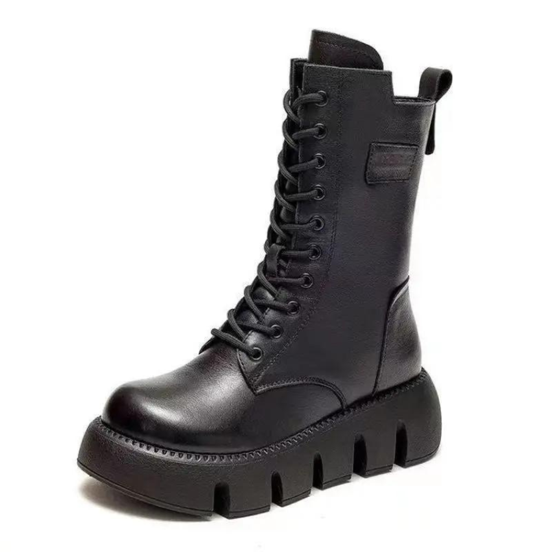 Solen | Bottes en Cuir Ultra Confortables & Chaudes
