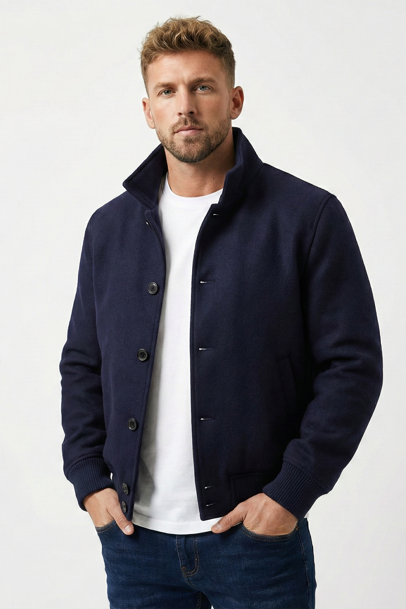 Berto Blouson aviateur décontracté pour homme | Vezzo