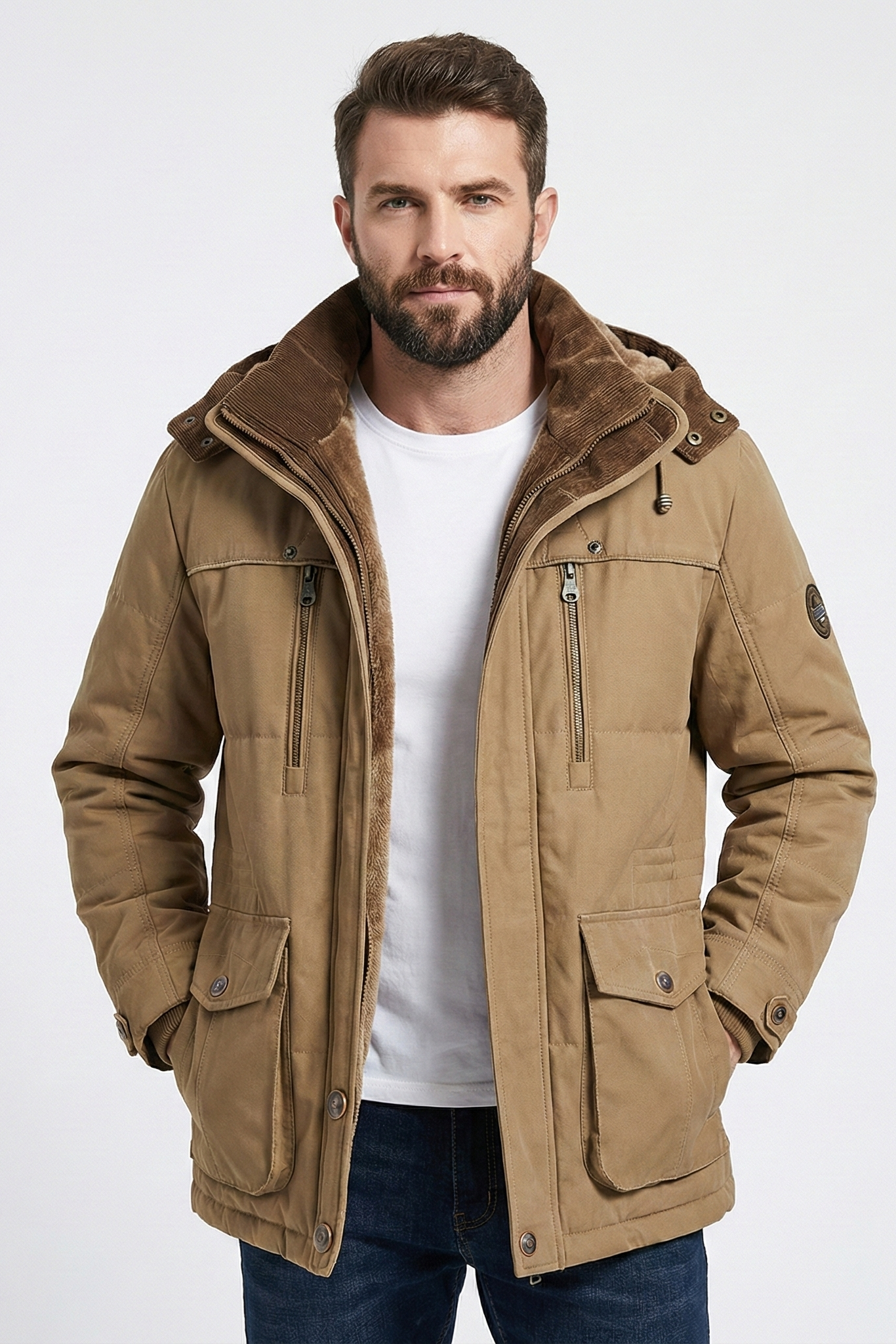 Manteau d'hiver long James Premium pour homme | Vezzo