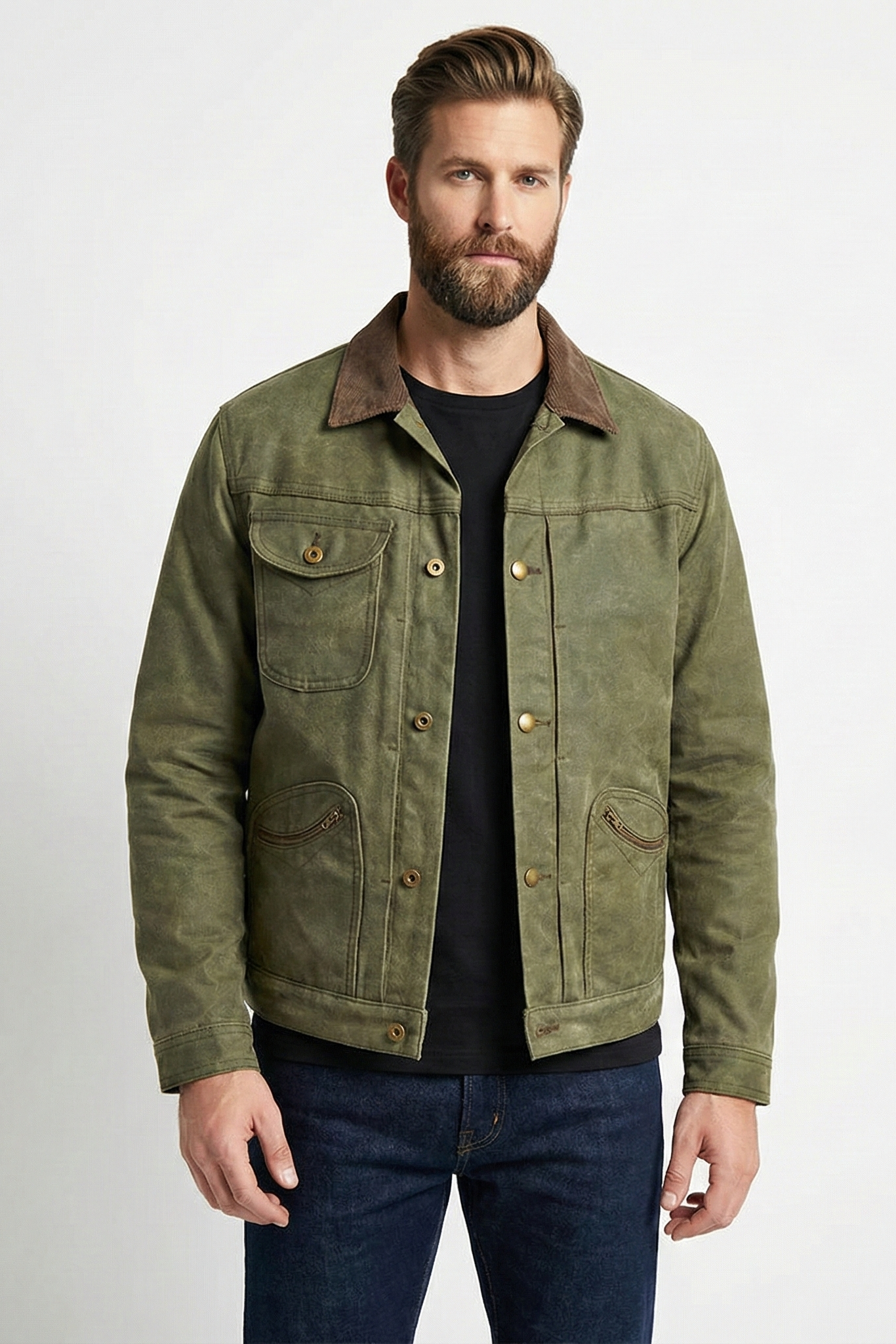 Veste de moto rétro pour hommes | Vezzo