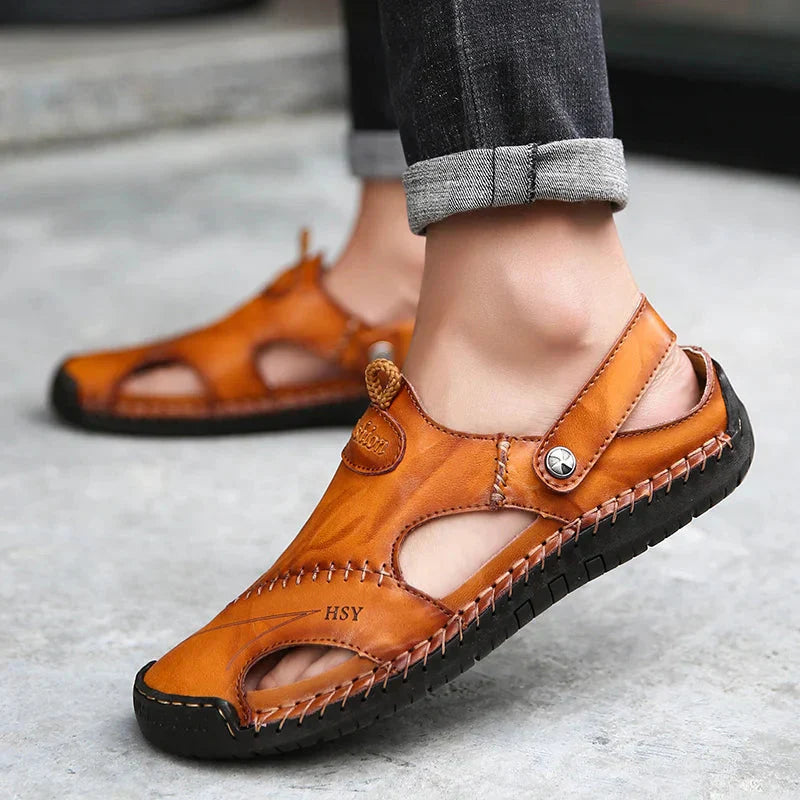 Modeline - Sandales Orthopédiques en Cuir