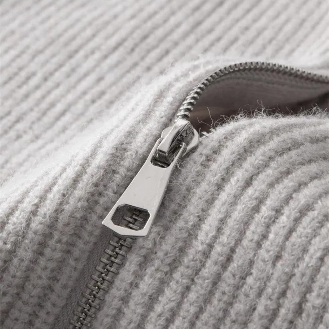Pull zippé en cachemire Colton | Vezzo