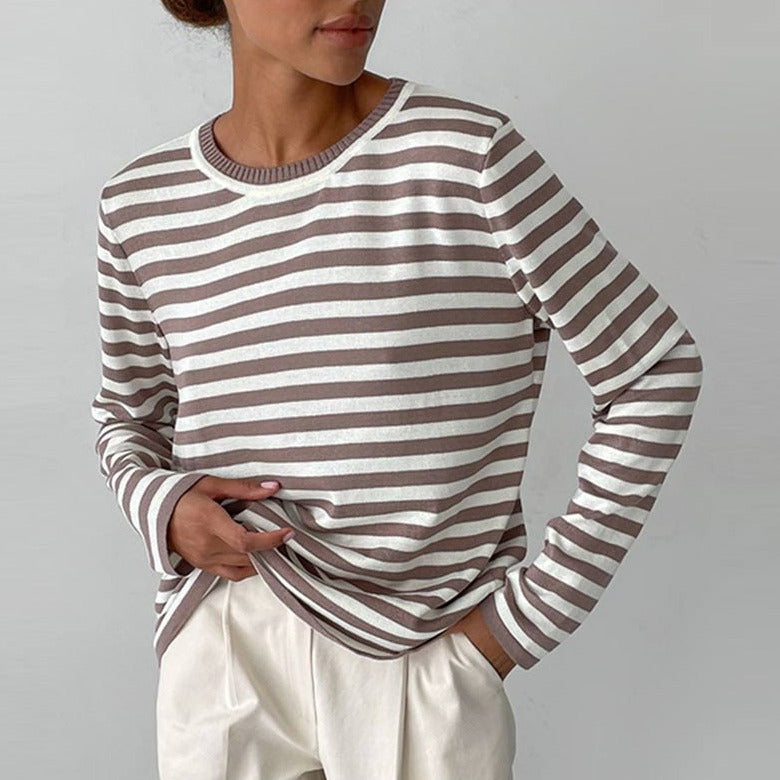 Pull ample rayé | Vezzo