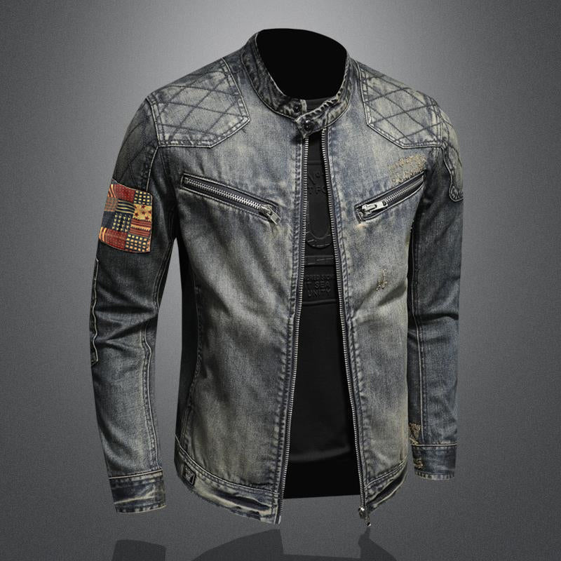 Veste en jean Stand Vintage pour hommes | Vezzo
