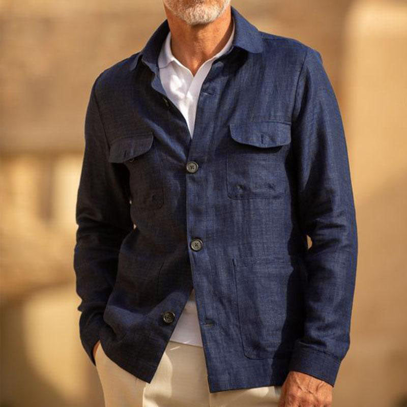 Veste décontractée coupe ajustée pour hommes | Vezzo