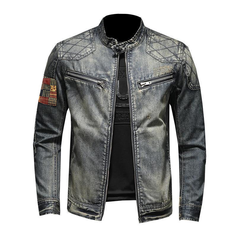 Veste en jean Stand Vintage pour hommes | Vezzo