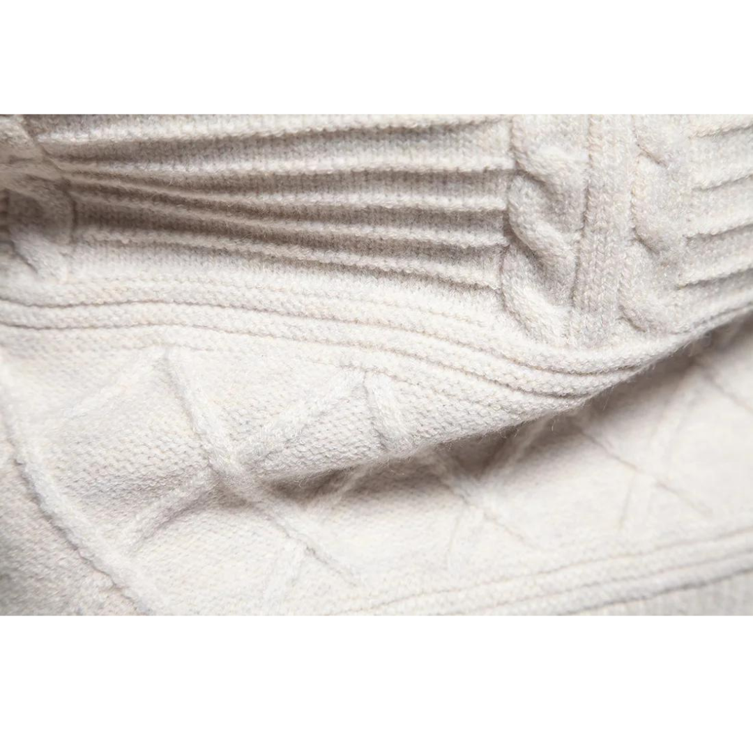 Pull col rond torsadé Warren | Vezzo